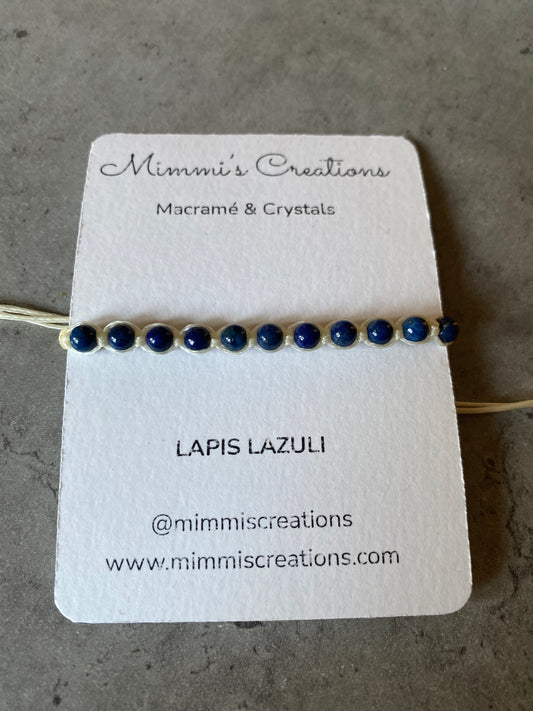 Lapis Lazuli Adjustable Bracelet