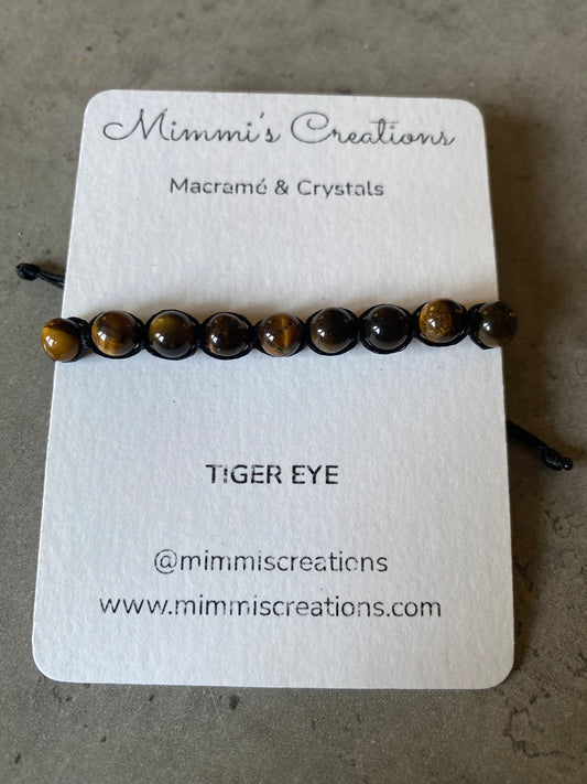 Tiger Eye Adjustable Bracelet