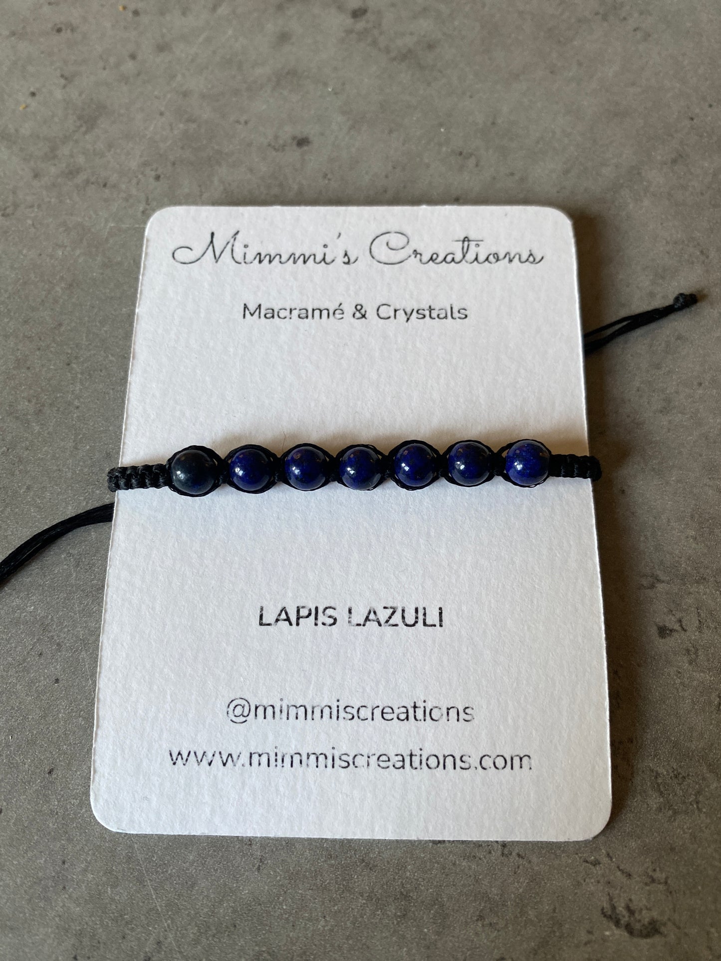 Adjustable Lapis Lazuli