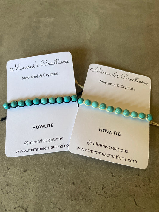 Howlite Adjustable Bracelet