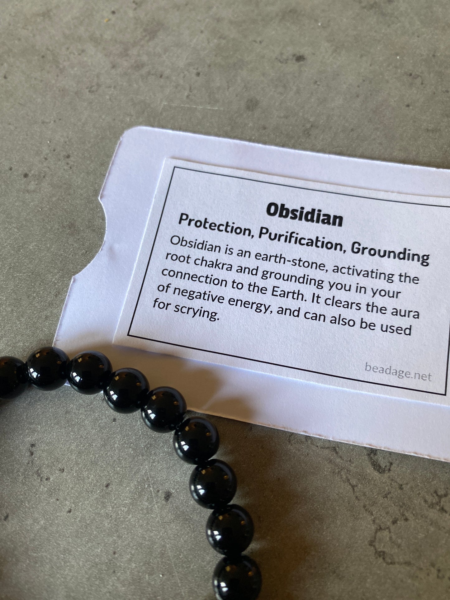 Obsidian Bracelet