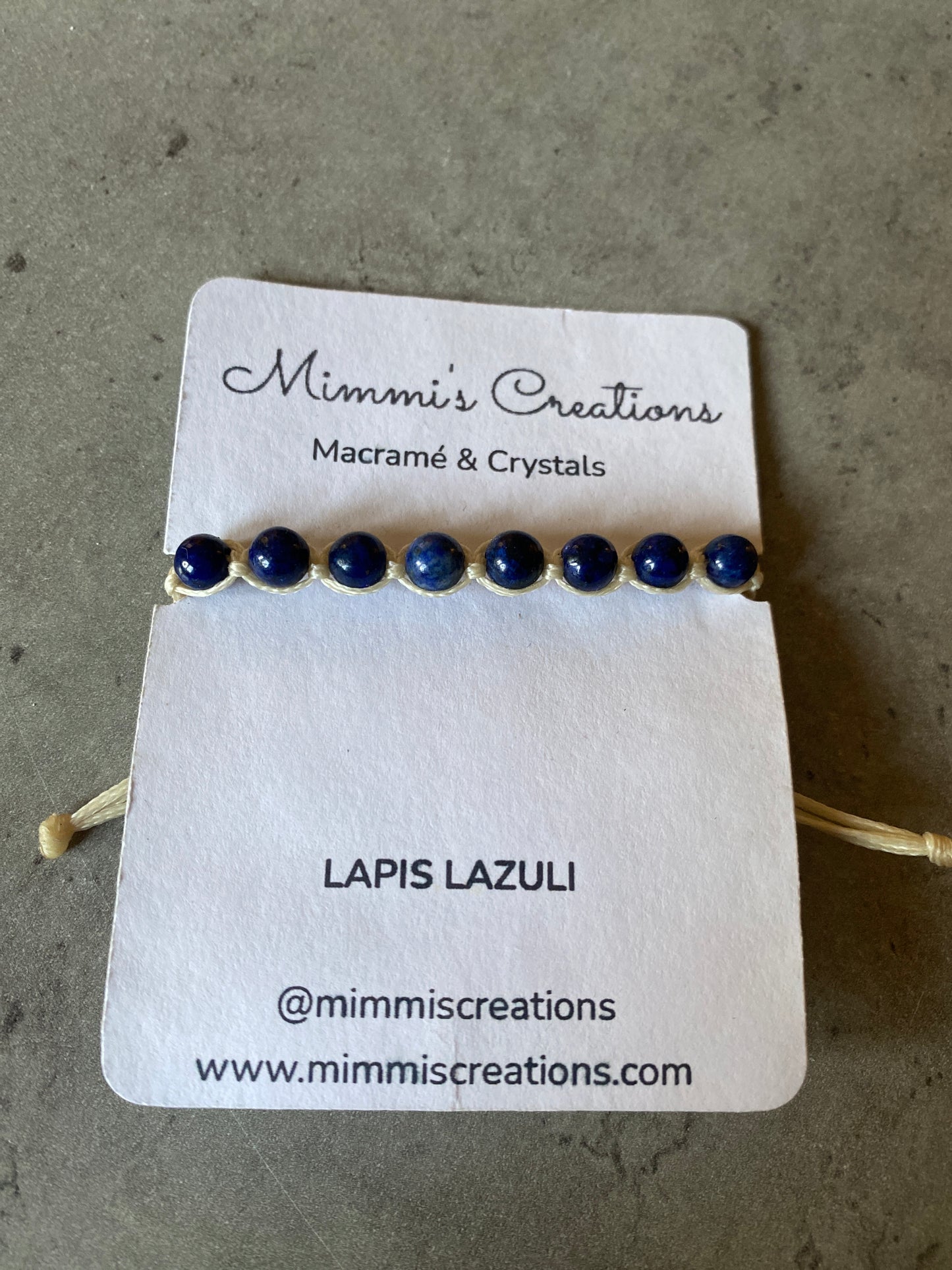 Adjustable Lapis Lazuli