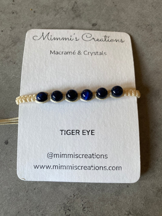 Adjustable Blue Tiger Eye